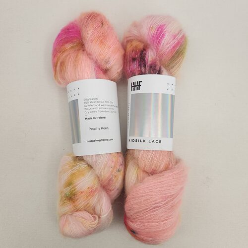 HHF Kidsilk Lace 刺猬线爱尔兰进口毛线手染线马海毛线50克420米