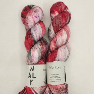 Walk Luxe Light 德国进口毛线手染线真丝羊驼线100克600米
