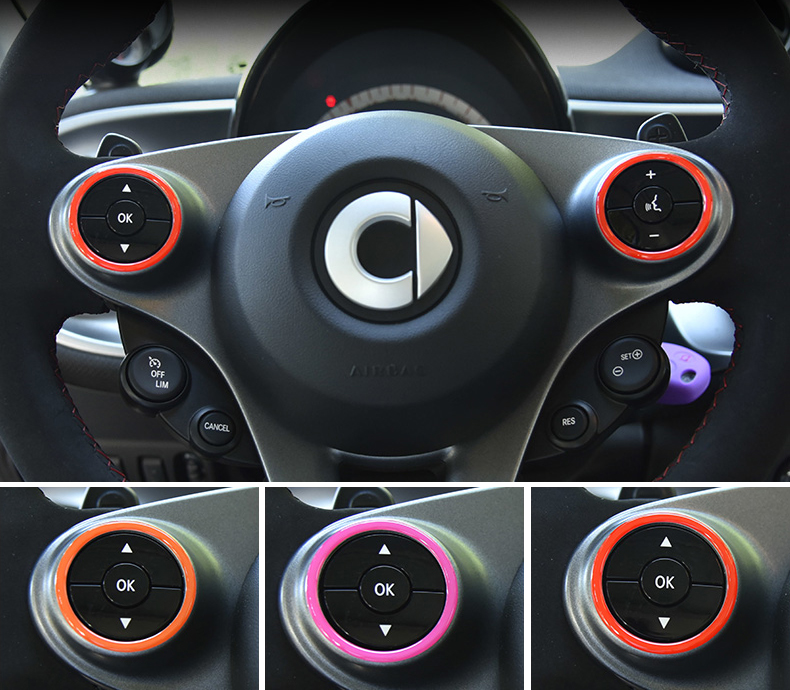 奔驰方向盘立体内饰贴
