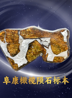 上新 阜康橄榄陨石标本 橄榄陨石之王 Fukang天外来客 福康陨石