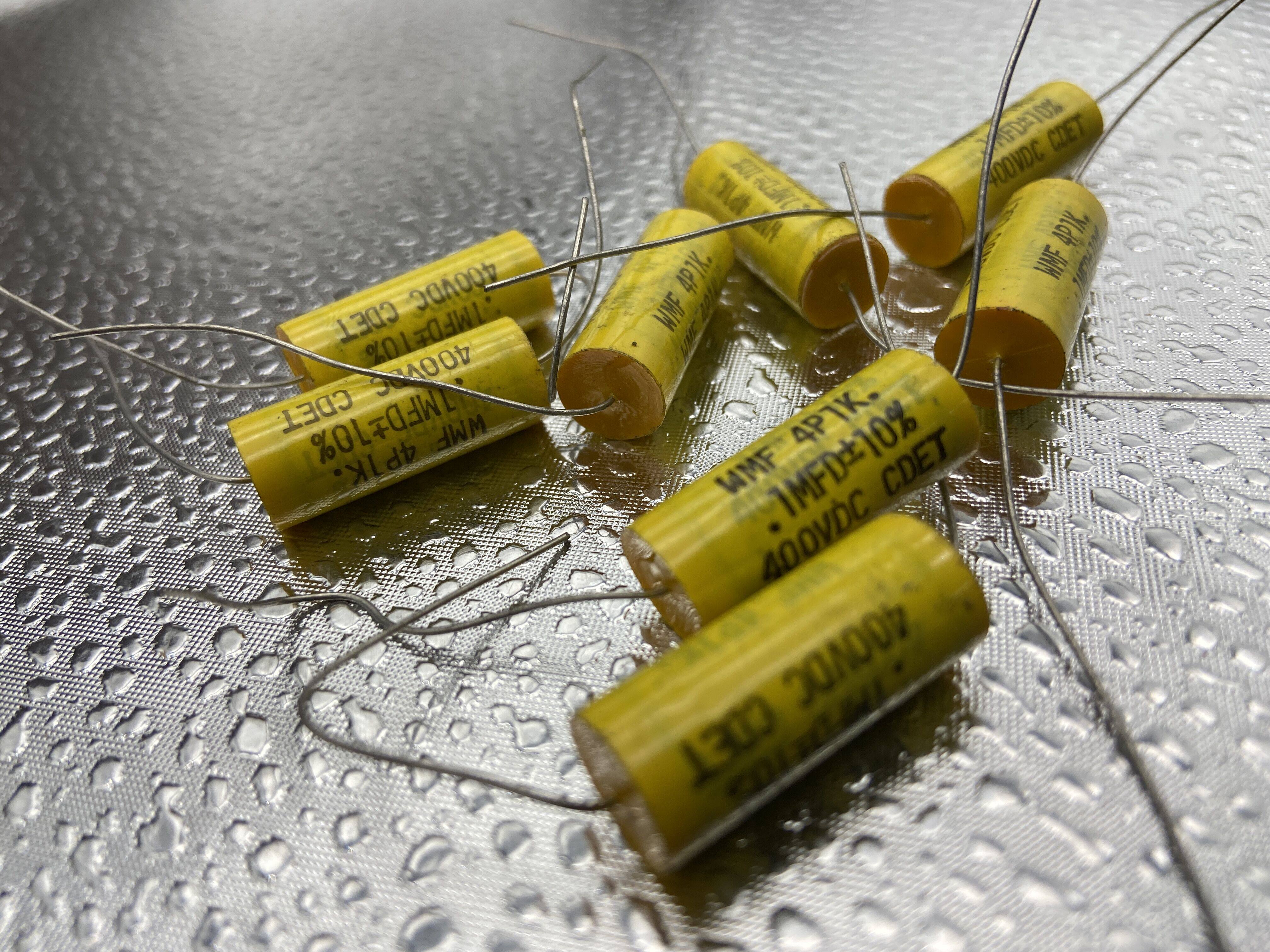 原装美国cde wmf 4p1k 电容100n 104j 0.1uf 400v 有2300只