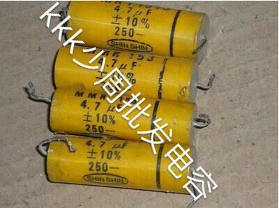 德国SHIN SHIN MKT1813分頻器电容 4.7UF 250V  6.8UF 100V