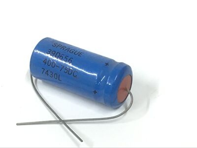 SPRAGUE 39D656美国红头电解电容 400UF  75V