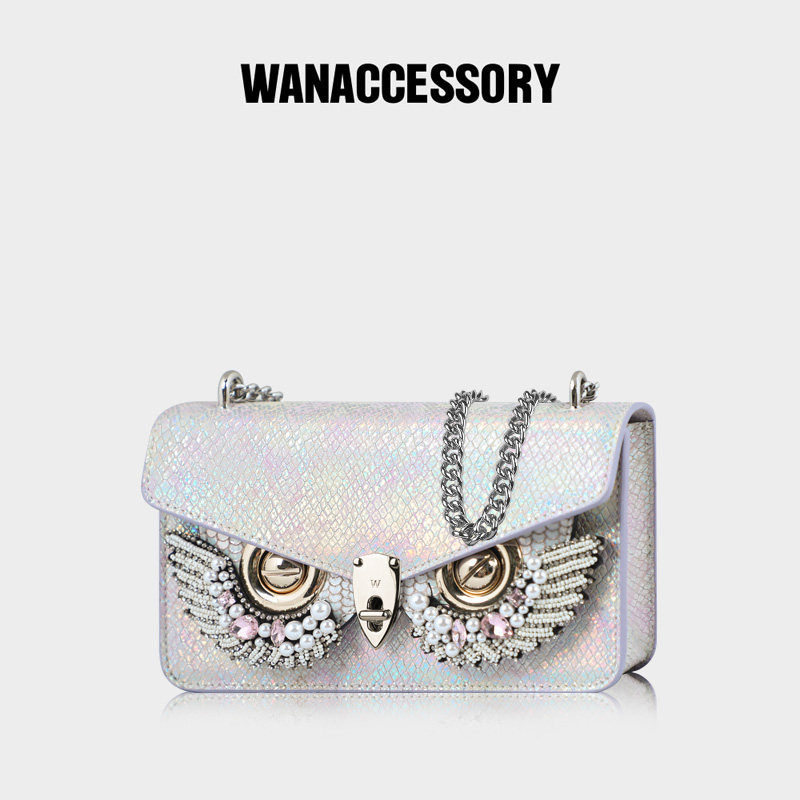 WANACCESSORY万蔻猫头鹰换脸小方包单肩斜挎小包MiNi Boite,箱包皮具/热销女包/男包,小方包,淘宝优惠券,粉丝福利购,淘宝优惠卷