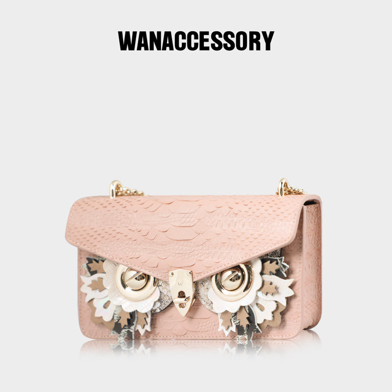 WANACCESSORY万蔻刀割纹MiNi Boite猫头鹰换脸包单肩斜挎小包,箱包皮具/热销女包/男包,通用款女包,淘宝优惠券,粉丝福利购,淘宝优惠卷