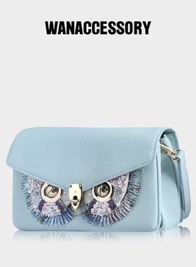 WANACCESSORY万蔻FACE ON/OFF系列Messenger Bag信差包单肩斜挎包