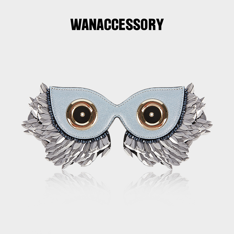 WANACCESSORY万蔻2023凯撒猫头鹰换脸包包配饰眼睛面具原创设计师-封面