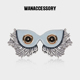 WANACCESSORY万蔻2023凯撒猫头鹰换脸包包配饰眼睛面具原创设计师