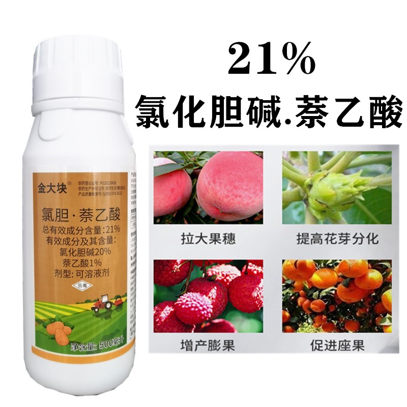 金大块氯化胆碱萘乙酸花生大蒜洋葱土豆洋芋红薯根茎膨大素膨大剂