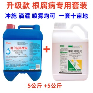 混合氨基酸铜甲霜噁霉灵根腐灵黄枯立克根腐病茎腐土壤病害杀菌剂