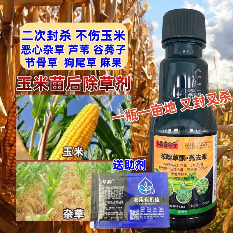 玉米田苗后专用除草剂31%苯唑莠