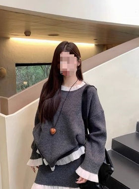 小香风气质针织套装裙子