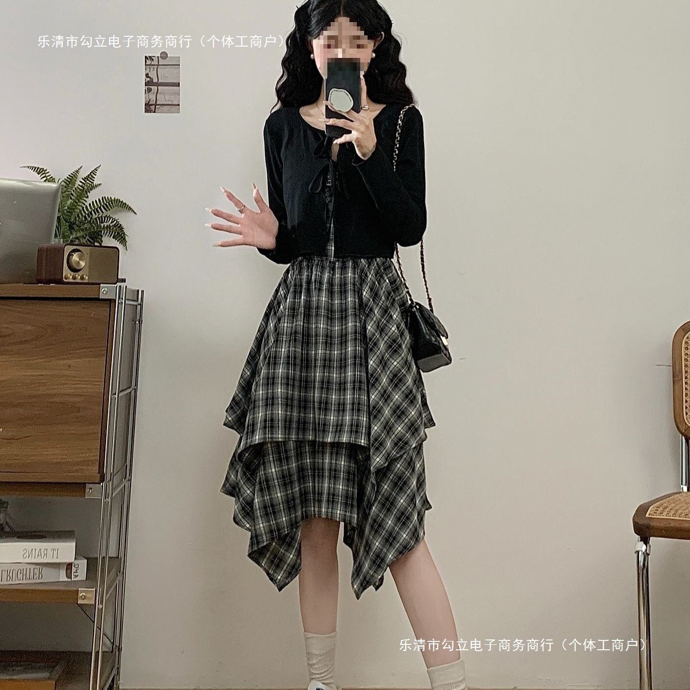 大码穿搭套装秋季新款法