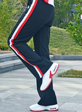 久久星新款广场舞阔腿裤女春秋款运动裤休闲垂感健身裤
