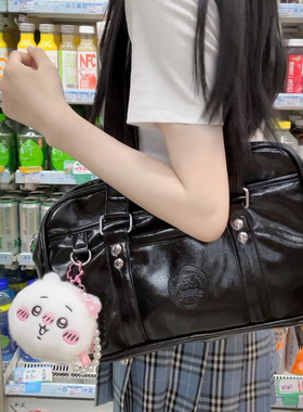 呜咚小铺原创日常jk二次元pu通勤校供感制服包女【小绪茶制服包】