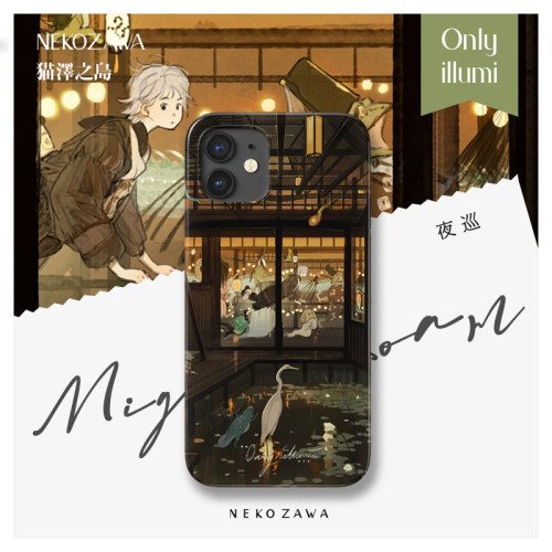 苹果iPhone硅胶插画原创设计