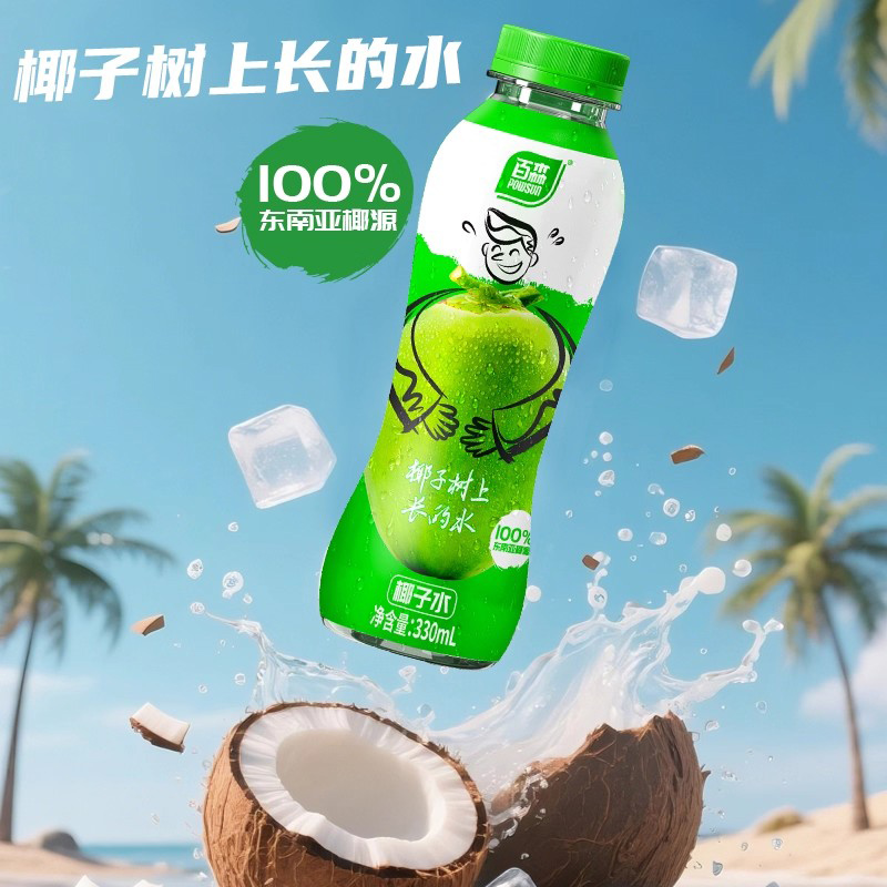 百森椰子水330ml整箱0添加