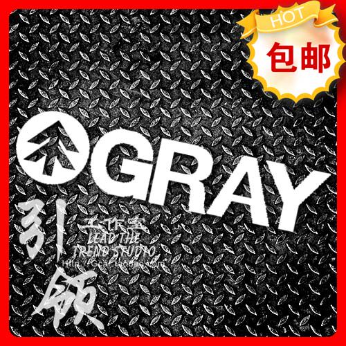 小树单板贴gray滑雪板贴纸可定制