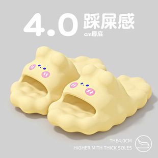 女夏2025新款 可爱拖鞋 网红室内家居洗澡防滑家用情侣踩屎感凉拖女