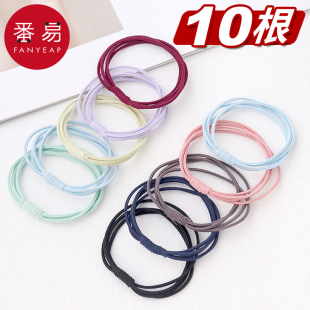 发圈 马尾皮筋头绳高弹力女扎头发发圈橡皮筋简 四合一A1pq801