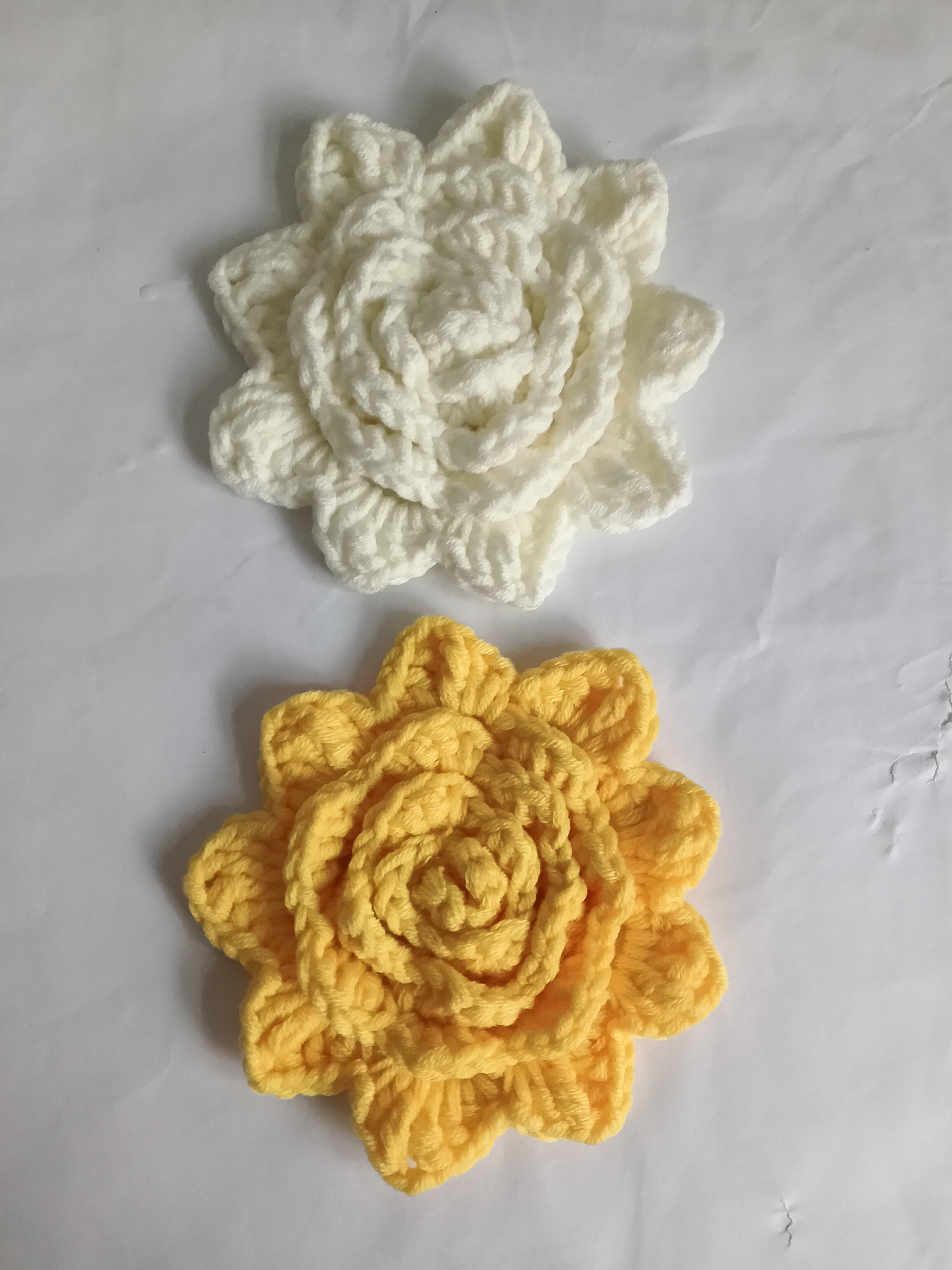 粗毛线花朵辅料手钩太阳花装饰品
