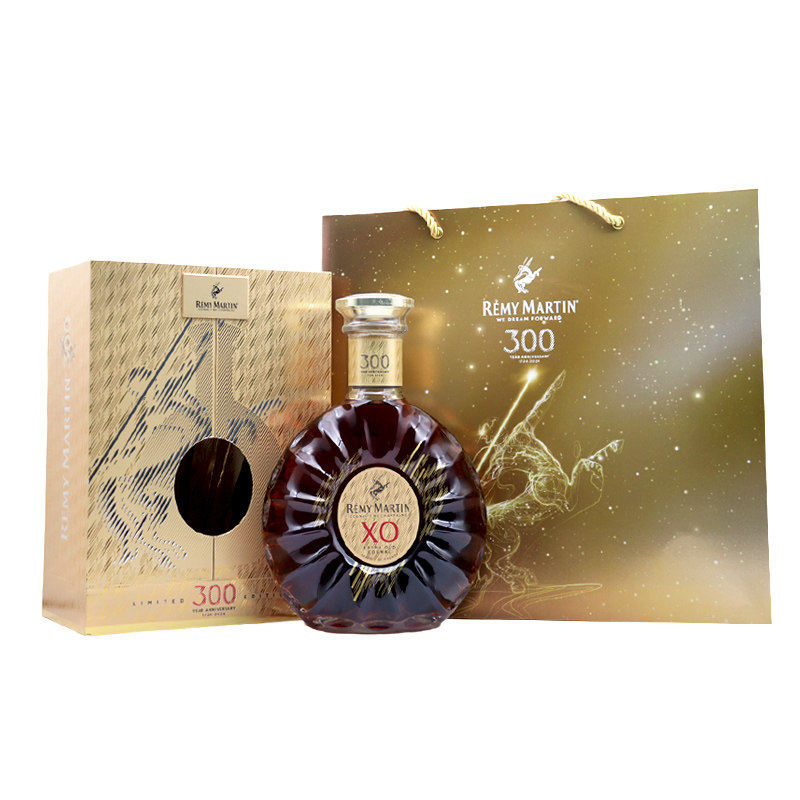 人头马XO优质香干槟邑白兰地300周年纪念版法国进口洋酒残渣正品