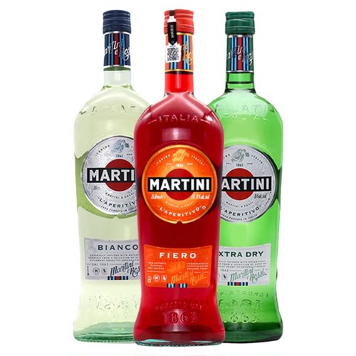 马天尼艾洛白味美思原瓶威末酒