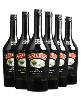 Baileys百利甜酒原味奶油利口酒700ml*6爱尔兰进口力娇酒调酒基酒