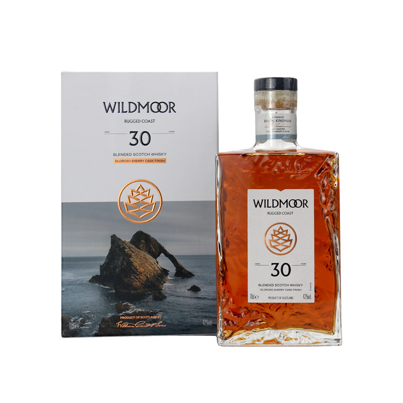 远慕30年欧罗洛索雪莉桶调配麦芽苏格兰威士忌海岸