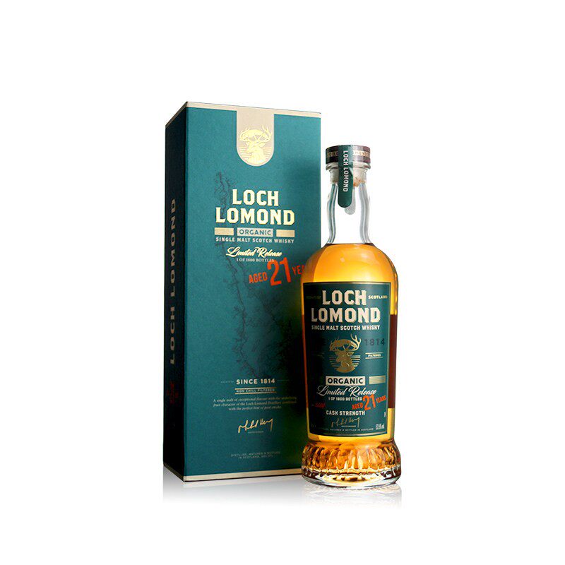 罗曼湖源麦 21年苏格兰单一麦芽威士忌英国进口洋酒烈酒700ml正品