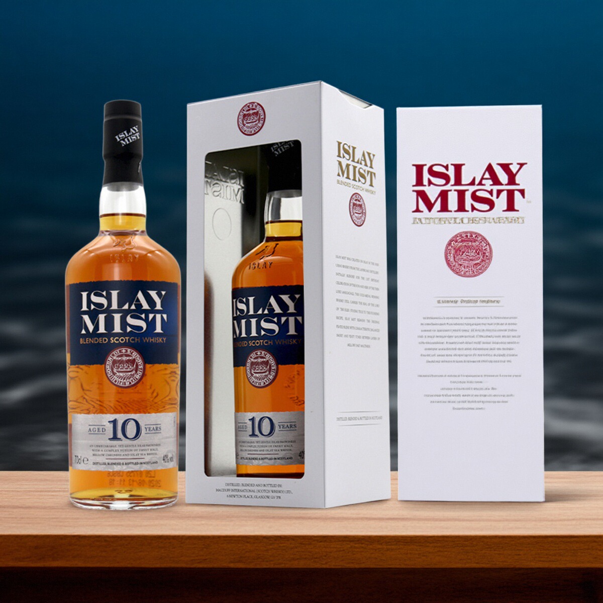 秘斯特10年艾雷岛苏格兰单一麦芽调配泥煤味威士忌纯麦进口洋酒