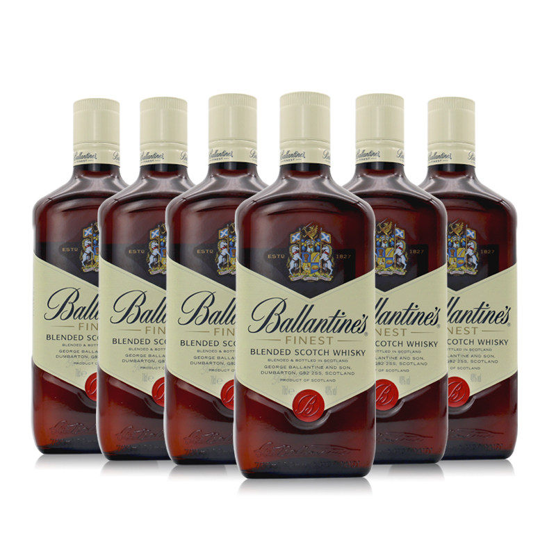 百龄坛特醇威士忌700ml*6英国进口洋酒烈酒调鸡尾酒基酒正品行货