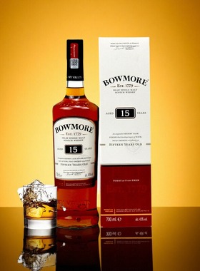 Bowmore波摩15年单一麦芽苏格兰烟熏泥煤威士忌英国洋酒正品行货