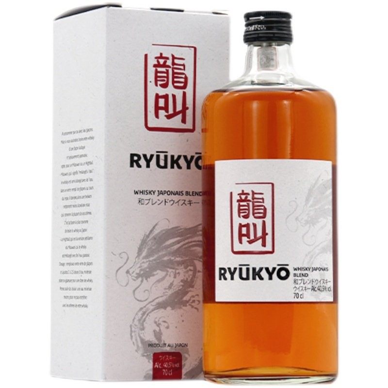 龙叫调配型谷物威士忌鸡尾酒基酒调酒700ml礼盒装日本正品洋酒