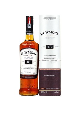Bowmore波摩18年苏格兰单一麦芽艾莱泥煤威士忌洋酒进口洋酒正品