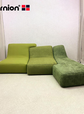 创意设计家具confluences sofa经典大师艺术融合沙发四拼布艺轻奢