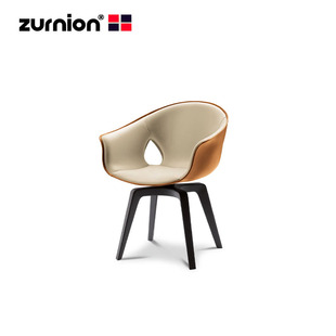 创意设计师家具ginger chair姜椅休闲百搭现代轻奢精品马鞍皮餐椅