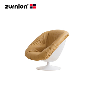 Zurnion创意设计师家具MP Armchair极简轻奢玻璃钢休闲沙发椅