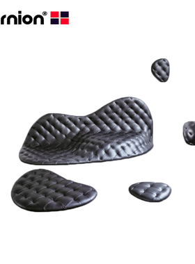 zurnion经典设计师家具Tephra sofa & Pouf创意火山沙发组合脚踏