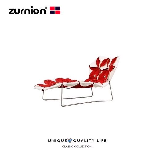 zurnion创意设计师家具antibodi chair精品休闲花瓣躺椅拼色布艺