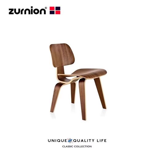 设计师家具eames molded plywwood dining chair经典创意曲木餐椅