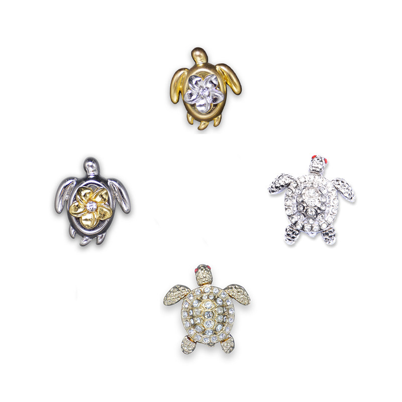 Popits人字拖专用配饰可爱小海龟系列