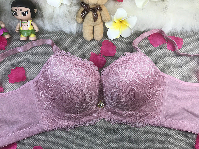 欧迪芬女士胸罩abc杯四排扣上薄下厚中厚聚拢调整型钢圈文胸6106