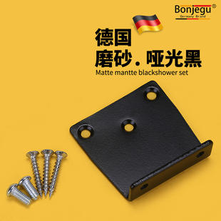 德国邦捷固闭门器反装片家用型工程通用闭门器弹簧门反装片哑光黑