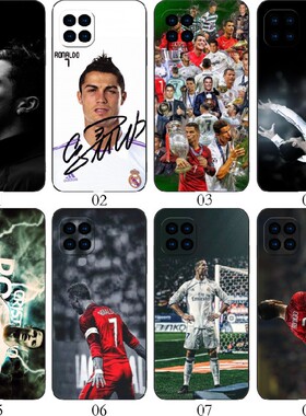 C罗 足球 适用 OPPO A92/A53 5G/Reno4 SE/A72/A15/A35/realme/V13/V3/V11/V11S/Q3/Q3i/iPhone/vivo手机壳