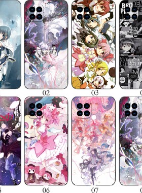 魔法少女小圆 适用 OPPO A92/A53 5G/Reno4 SE/A72/A15/A35/realme/V13/V3/V11/V11S/Q3/Q3i/iPhone/v手机壳