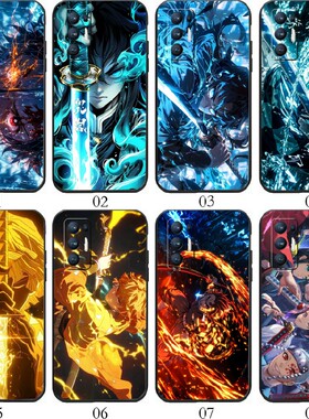 鬼灭之刃动漫 适用 VIVO Y50/X50 Pro+/Y70t/Y50t/X70/Y73s/Y70s/Y20/S17/S16/S12/Y30/T1/realme Q3s手机壳