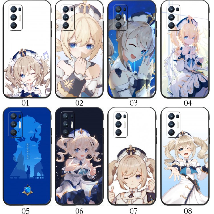 原神芭芭拉 适用 OPPO Reno4 Pro/6+/K/5 Z/A52/A32/A93/A55/A95/A93s/A11s/A56/A55s/K9/K7x/Find X3手机壳