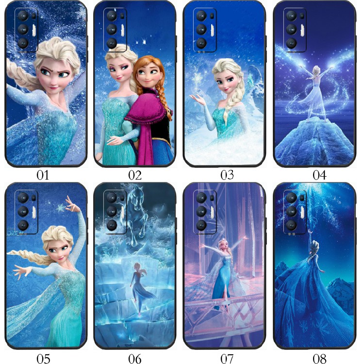 冰雪奇缘艾莎 适用 VIVO Y50/X50 Pro+/Y70t/Y50t/X70/Y73s/Y70s/Y20/S17/S16/S12/Y30/T1/realme Q3s手机壳