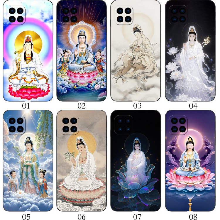 观音菩萨 适用 OPPO A92/A53 5G/Reno4 SE/A72/A15/A35/realme/V13/V3/V11/V11S/Q3/Q3i/iPhone/vivo手机壳